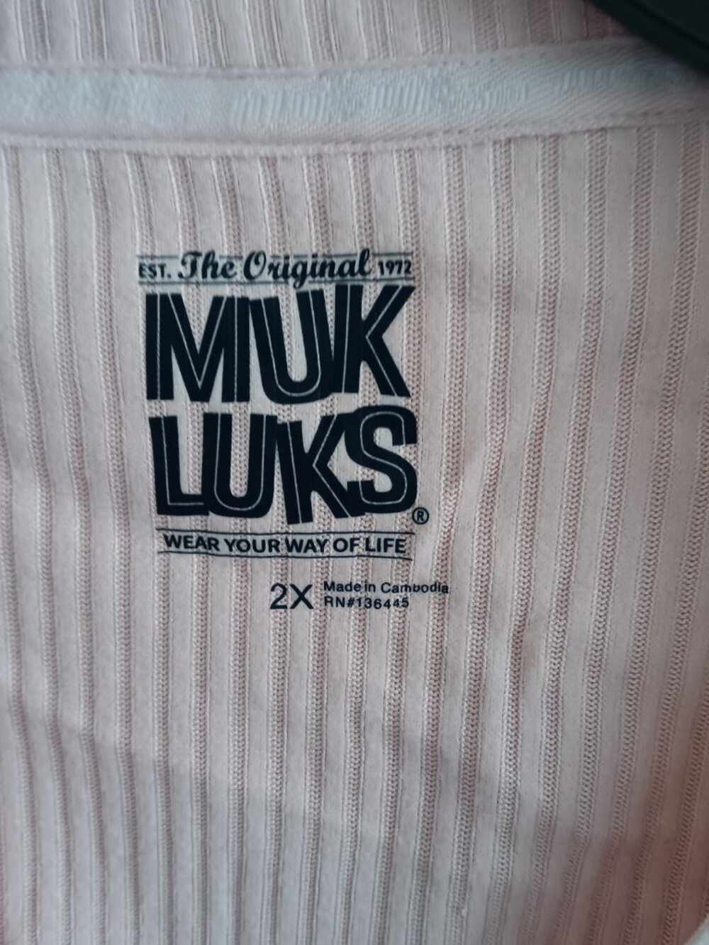 MUK LUKS Butter Knit Western Prairie Pajama Set, Sz 2X a698301 - Picture 6 of 6